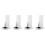 4Pcs Sturdy Plastic Drip Tray for Hand Soap Dispenser White 6