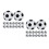 32Pcs Multi Hips Mini Tabletop Foosball Balls for Foosball Game Fun 6