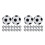 32Pcs Multi Hips Mini Tabletop Foosball Balls for Foosball Game Fun 8