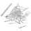 1600Pcs Bothway Seamless Baseboard Nails Silver Threaded for Fastening 2