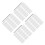 1600Pcs Bothway Seamless Baseboard Nails Silver Threaded for Fastening 4