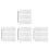 1600Pcs Bothway Seamless Baseboard Nails Silver Threaded for Fastening 8