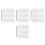 1600Pcs Bothway Seamless Baseboard Nails Silver Threaded for Fastening 9