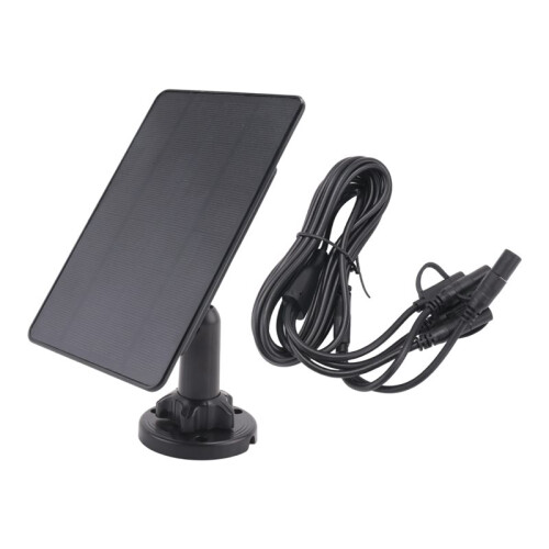 12V/1A 6V/2A Solar Panel Micro-USB+Type-C Outdoor Solar Cells Charger Solar Panels for Security Camera Home Light System