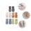 5Paires Grip Colorées Pour 5