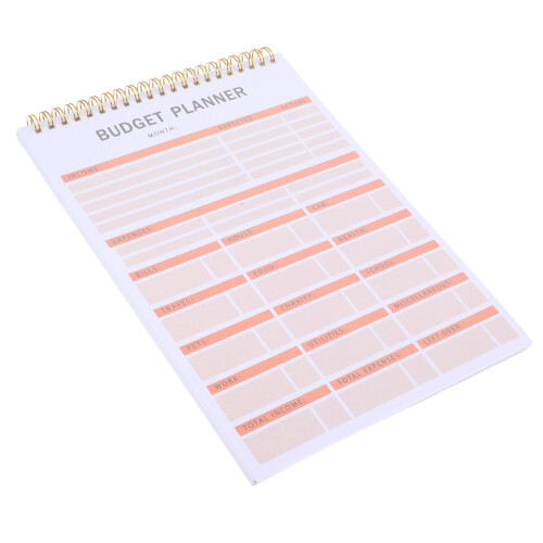 5Pcs Financial Planning Notepad Coil Bound Paper Multi Color Organizer 1