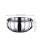 4Pièces Bols De Service Acier Argent Pour Salades Snacks 11