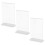 12Pcs Clear Acrylic Double Sided Table Sign Holders for Shop Display 3