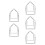 5Pcs Tent Frame DIY Kids Playhouse Assembly Kit 7