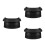 36Pcs Billiard Table Pocket Liners Black Plastic Replacement Inserts 6