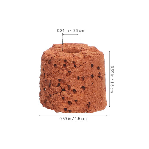 150Pcs Durable Red Pottery Gravity Rings Water Plant Holder 2