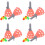 4Sets Multi ABS Kids Catch Ball Games Interactive Catch Launcher Toy 7