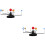 2Sets DIY Kids Solar System Model ABS Colorful Educational Space Toy 8