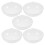 25Pcs Transparent Plastic Scale Pan with Measurement Marks for Kitchen 2