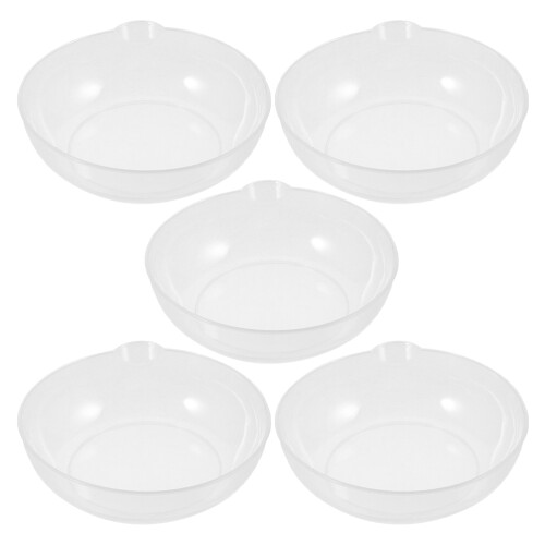 25Pcs Transparent Plastic Scale Pan with Measurement Marks for Kitchen 1