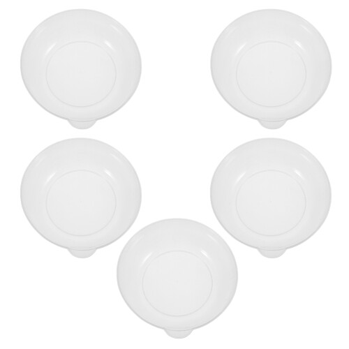 25Pcs Transparent Plastic Scale Pan with Measurement Marks for Kitchen 2