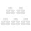 25Pcs Transparent Plastic Scale Pan with Measurement Marks for Kitchen 9