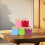 30Pcs ABS Pencil Holders Assorted Colors Desk Pen Organizer for Home 4