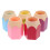 30Pcs ABS Pencil Holders Assorted Colors Desk Pen Organizer for Home 11