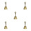 5Pcs Golden Bells Multipurpose Call Bells for Home Use 4