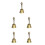 5Pcs Golden Bells Multipurpose Call Bells for Home Use 6