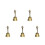 5Pcs Golden Bells Multipurpose Call Bells for Home Use 9