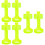 6 Pcs Fire Extinguisher Wall Mount Bracket Hanger 9