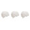 3Pcs White Plastic Brain Model PVC Human Anatomy Display for Education 4
