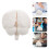 3Pcs White Plastic Brain Model PVC Human Anatomy Display for Education 10