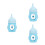 3Pcs Sky-Blue Silicone Pet Feeding Bottles for Newborn Kittens Puppies 5