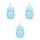 3Pcs Sky-Blue Silicone Pet Feeding Bottles for Newborn Kittens Puppies 9
