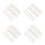 120Pcs White Plastic Mailing Tubes with Caps for Craft and Poster Use 6