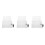 3Pcs Clear Acrylic Tip Jar Lockable Donation Box for Bartenders 8