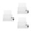 3Pcs Clear Acrylic Tip Jar Lockable Donation Box for Bartenders 9