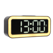 TS-3002 Orologio digitale LED con sveglia da 5,7 pollici nero