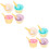 2Sets Kunststoff Eiscreme Schälchen Für Kindertisch 7