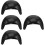 4Pièces Inserts Casque ABS Protection Légers Anti-Collision 9