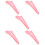 5Pcs Reusable Pink Cat Feeding Spoon Plastic Small Lightweight Feeder 10