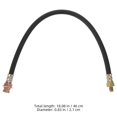 Durite Flexible Filetée Noire Alliage 2