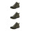3Stk Kinder Winterschuhe Grün Mit Warmem Fell Dicker Gummisohle 8