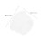 100Pcs White Plastic Hole Covers Snap Locking Caps for Cabinet Screws 3