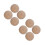8Pcs Solid Wood Round Spheres Beige Unfinished for Craft Projects 4