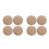 8Pcs Solid Wood Round Spheres Beige Unfinished for Craft Projects 7