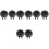 8Pcs Black Electric Kettle Covers Replacement Lids for Kitchen 3