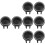 8Pcs Black Electric Kettle Covers Replacement Lids for Kitchen 6