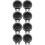 8Pcs Black Electric Kettle Covers Replacement Lids for Kitchen 8