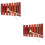 2Pcs Beginner Wooden Xylophone for Children Durable with Mallets 7