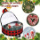 Christmas Decoration Hanging Storage Bag Clear Durable-Gray 4