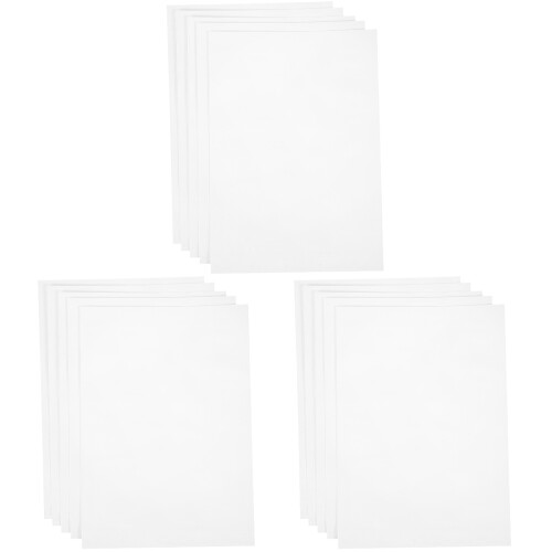 15Pcs White Paper Lubricating Sheets for Shredder Gear and 1