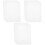 15Pcs White Paper Lubricating Sheets for Shredder Gear and 3